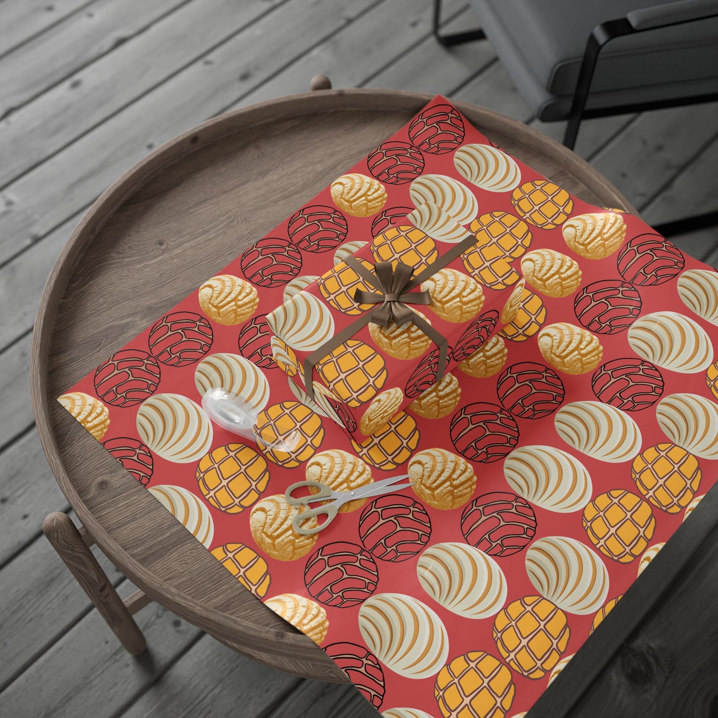 Concha & Pan Dulce Wrapping Paper — Mexican Sweet Bread Gift Wrap