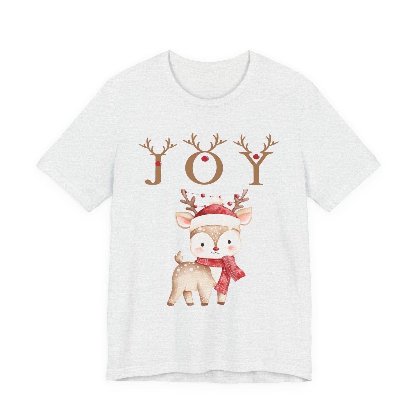 Joy Reindeer Tee – Cute Christmas Holiday T-Shirt