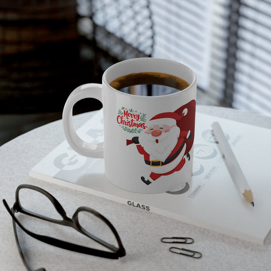 20oz Christmas Santa Jumbo Mug — Festive Holiday Coffee Cup