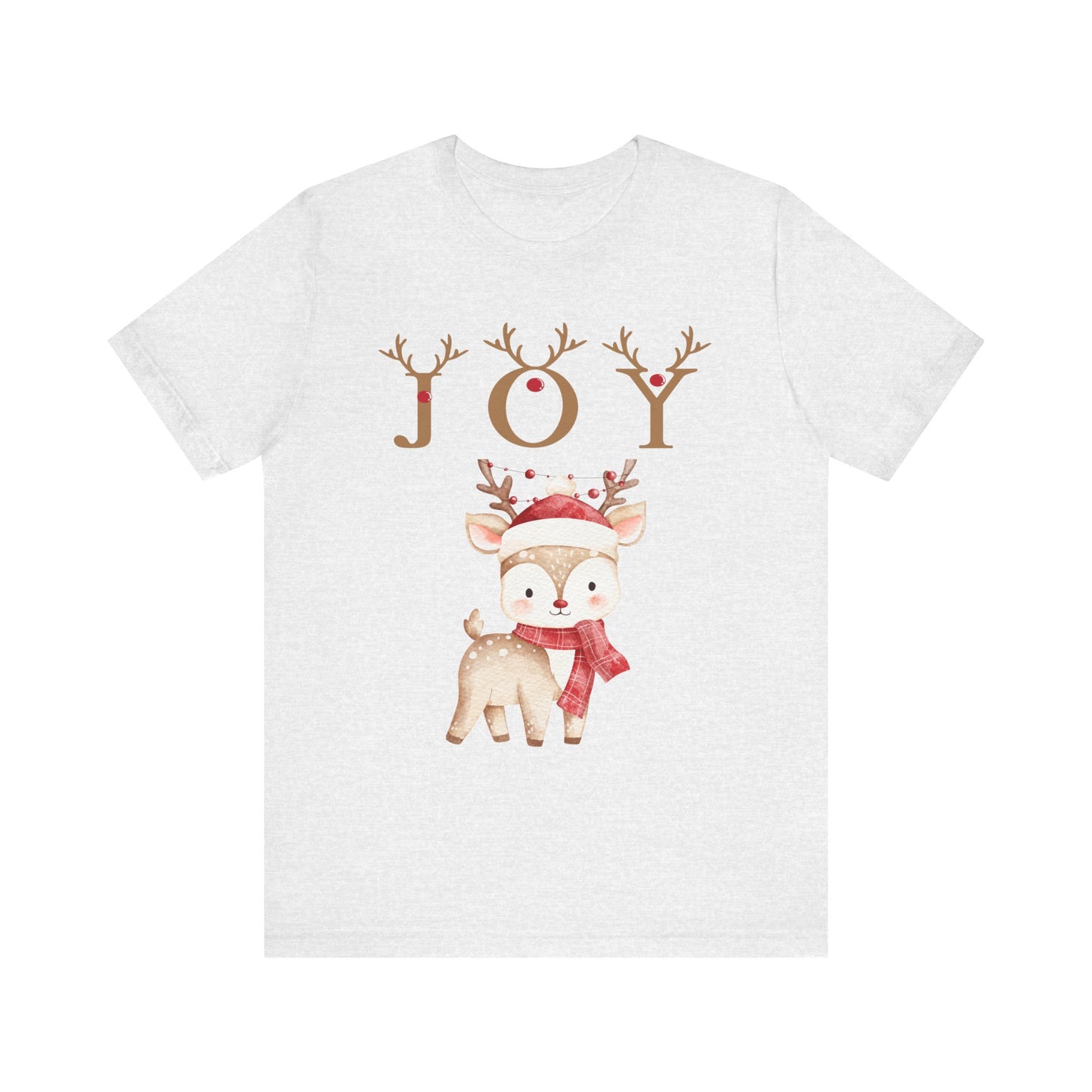 Joy Reindeer Tee – Cute Christmas Holiday T-Shirt