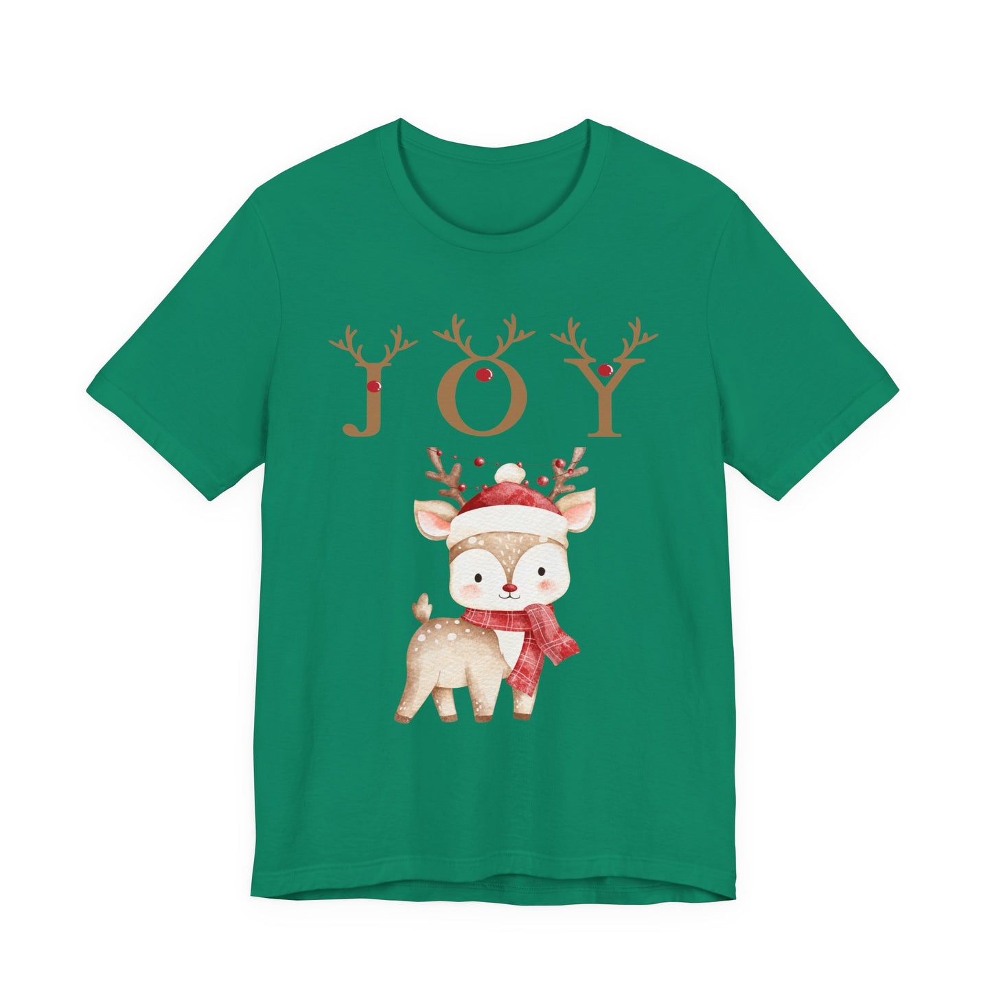 Joy Reindeer Tee – Cute Christmas Holiday T-Shirt