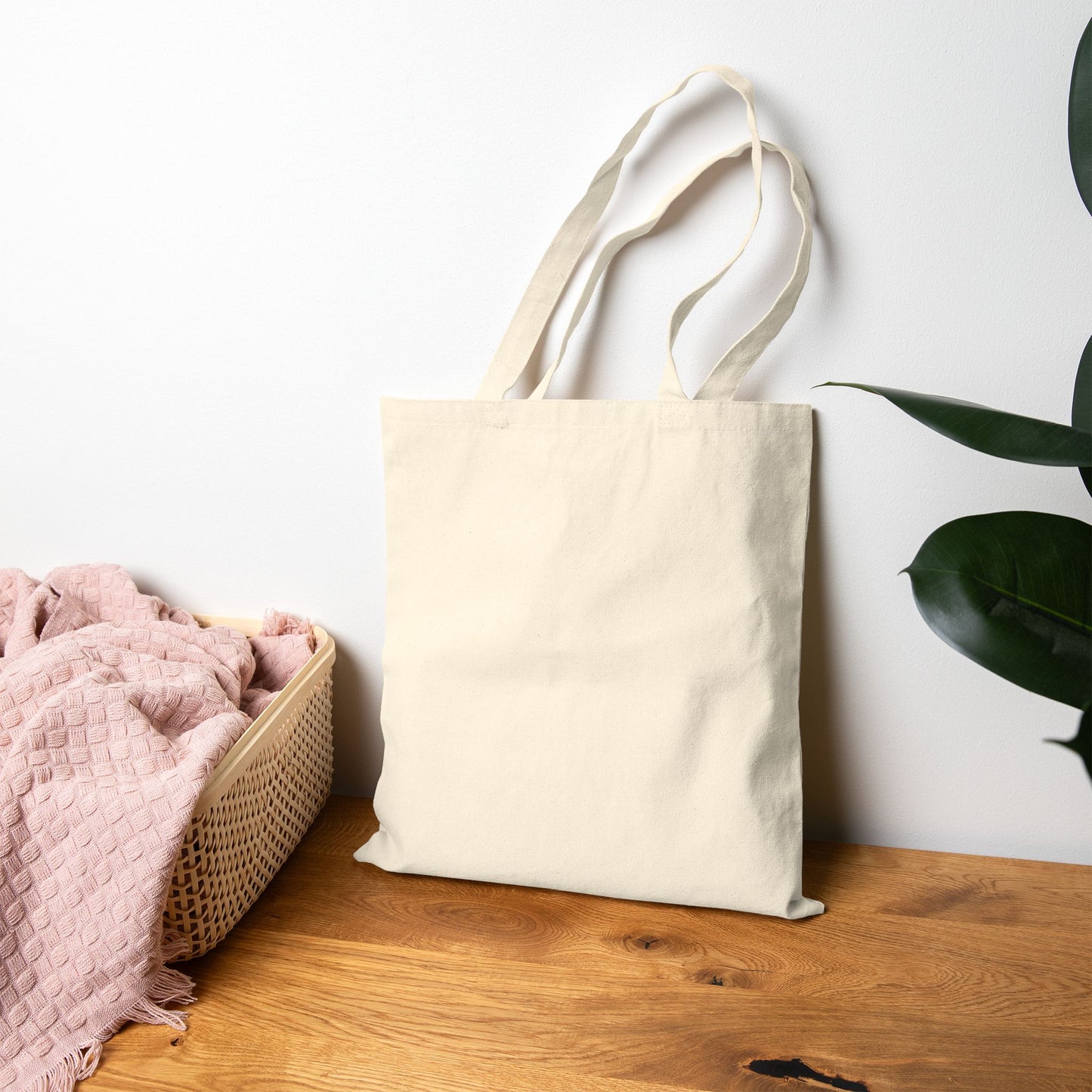 Tote Bag — 'Oh Deer!' Cute Christmas Reindeer Canvas Tote
