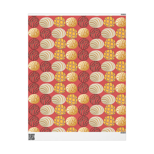 Concha & Pan Dulce Wrapping Paper — Mexican Sweet Bread Gift Wrap